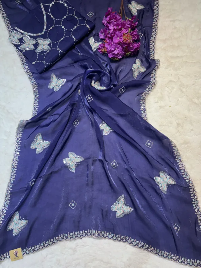 NEELAM TRADERS NEW LAUNCH  UNSTICHED HEAVY BLOUSE IN FADY SILK FABRIC