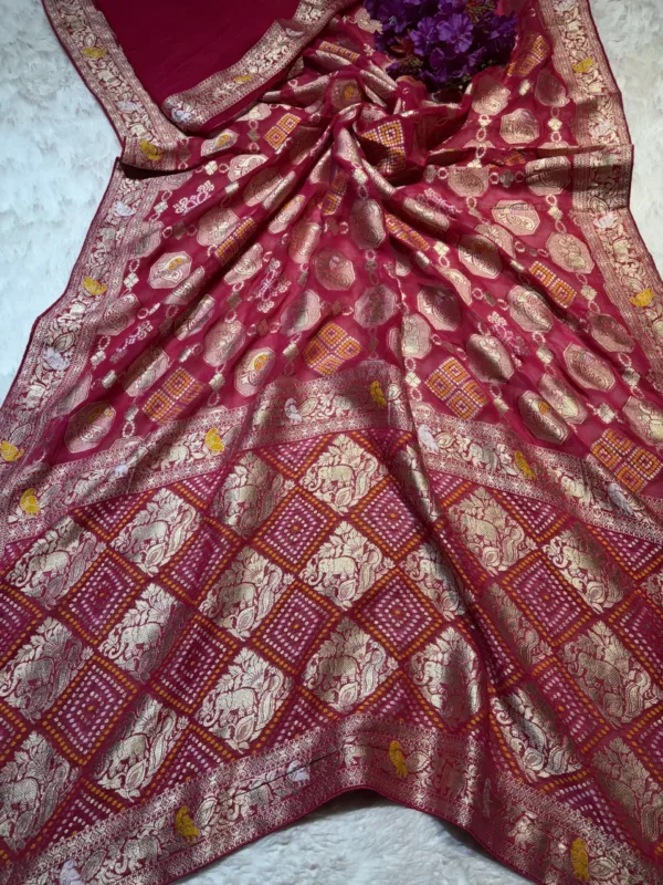 NEELAM TRADERS NEW LAUNCH KHADDI GEORGETTE SAREE