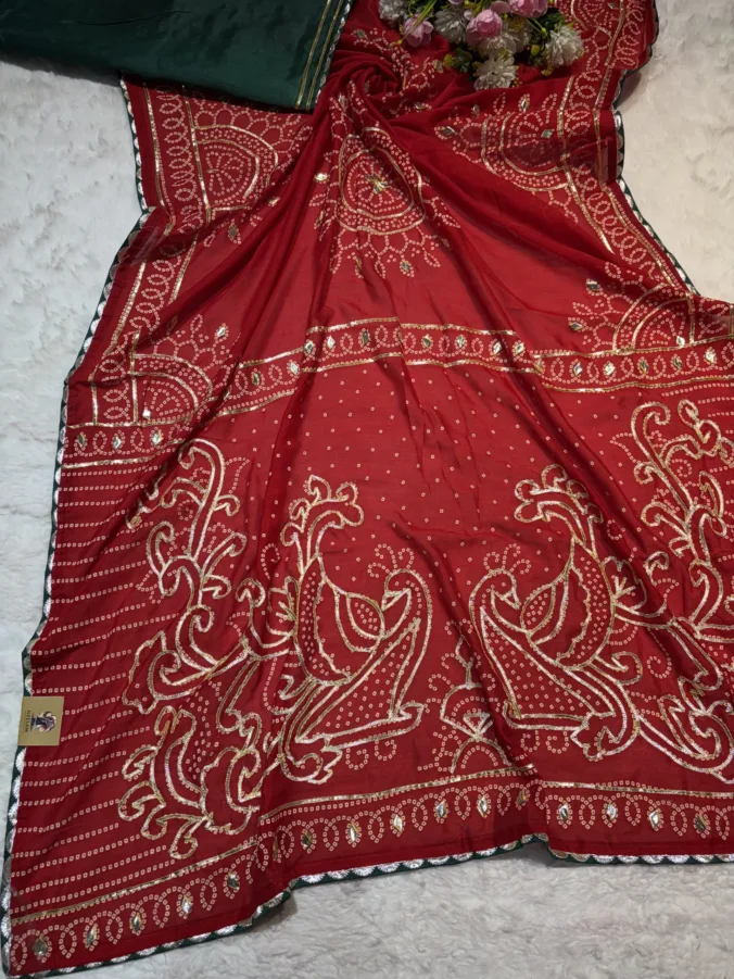 NEELAM TRADERS NEW TRENDING BANDHANI SAREE