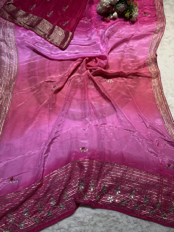 NEELAM TRADERS NEW LAUCH PURE H.O SILK SAREE WITH HEAVY WORK ALL OVER