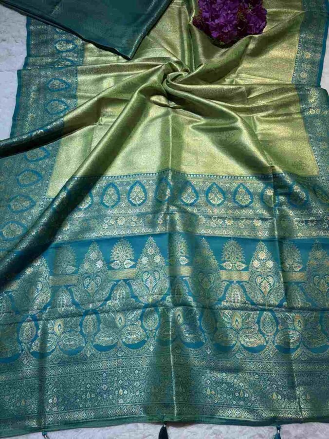 NEELAM TRADERS NEW LAUNCH KANJIVARAM SAREE WITH DIAMOND WORK ALL OVER