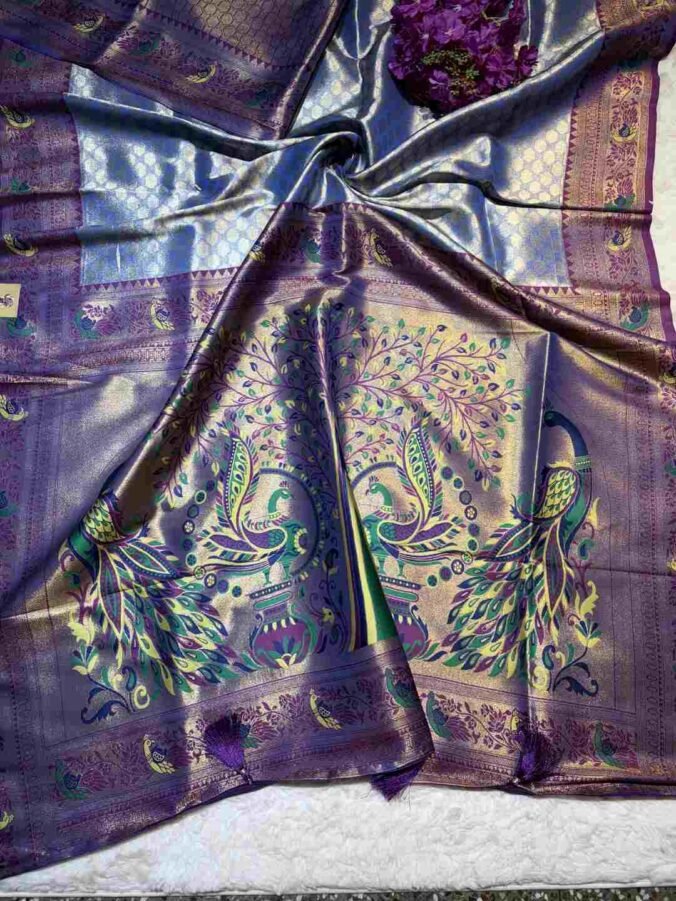 NEELAM TRADERS NEW LAUNCH KANJIVARAM SAREE WITH DIAMOND WORK ALL OVER