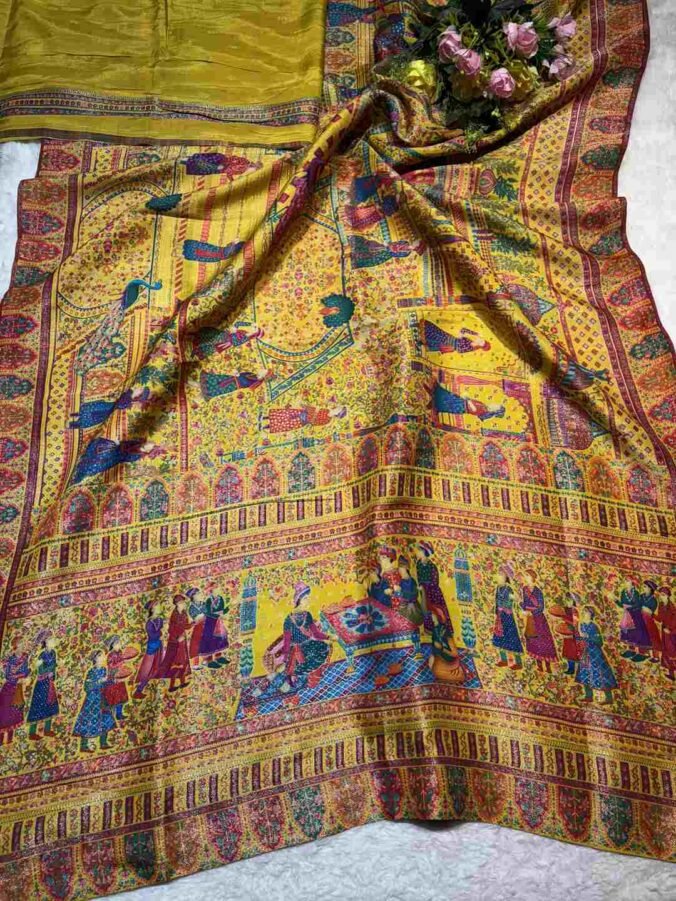 NEELAM TRADERS NEW LAUNCH ORIGINAL PASHMINA SAREE