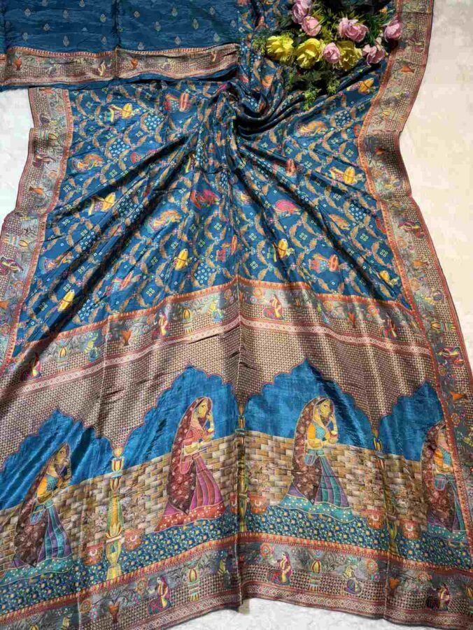 NEELAM TRADERS NEW LAUNCH ORIGINAL PASHMINA SAREE