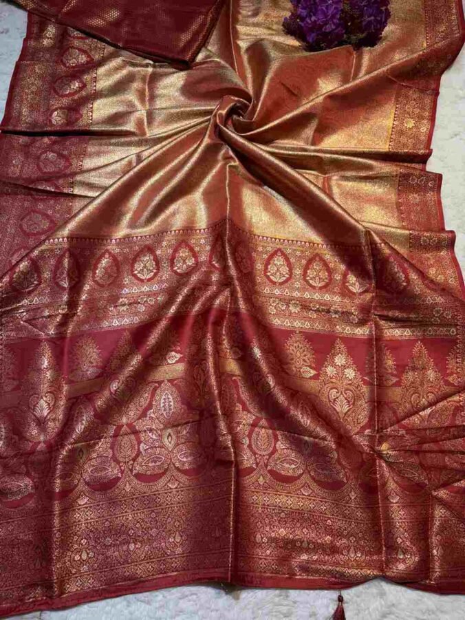 NEELAM TRADERS NEW LAUNCH KANJIVARAM SAREE WITH DIAMOND WORK ALL OVER