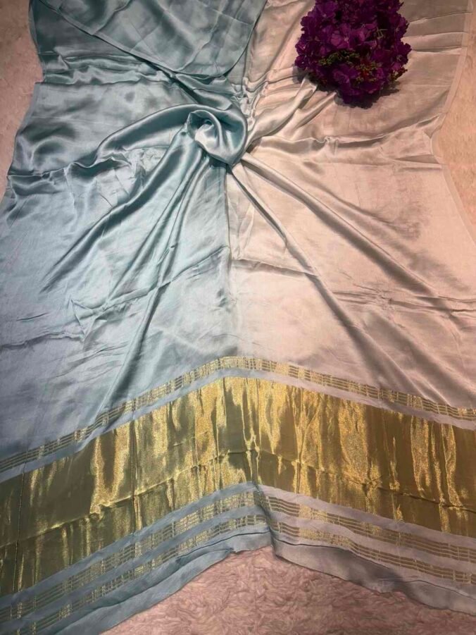 NEELAM TRADERS NEW LAUNCH new gaji silk saree in latest tie and dye concept FIROZI