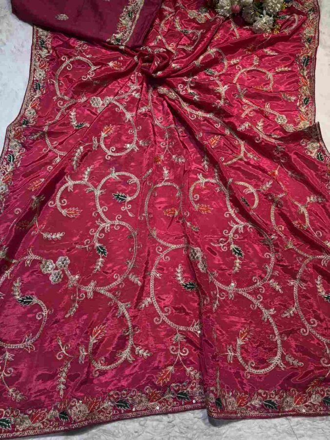 NEELAM TRADERS NEW LAUNCH Vintage saree in soft silk fabric RANI