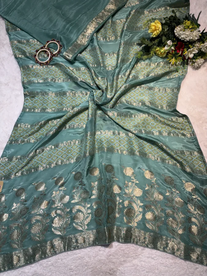 NEELAM TRADERS NEW LAUNCH TRENDING  BANARASI ZARI SAREE IN PURE H.O SILK FABRIC