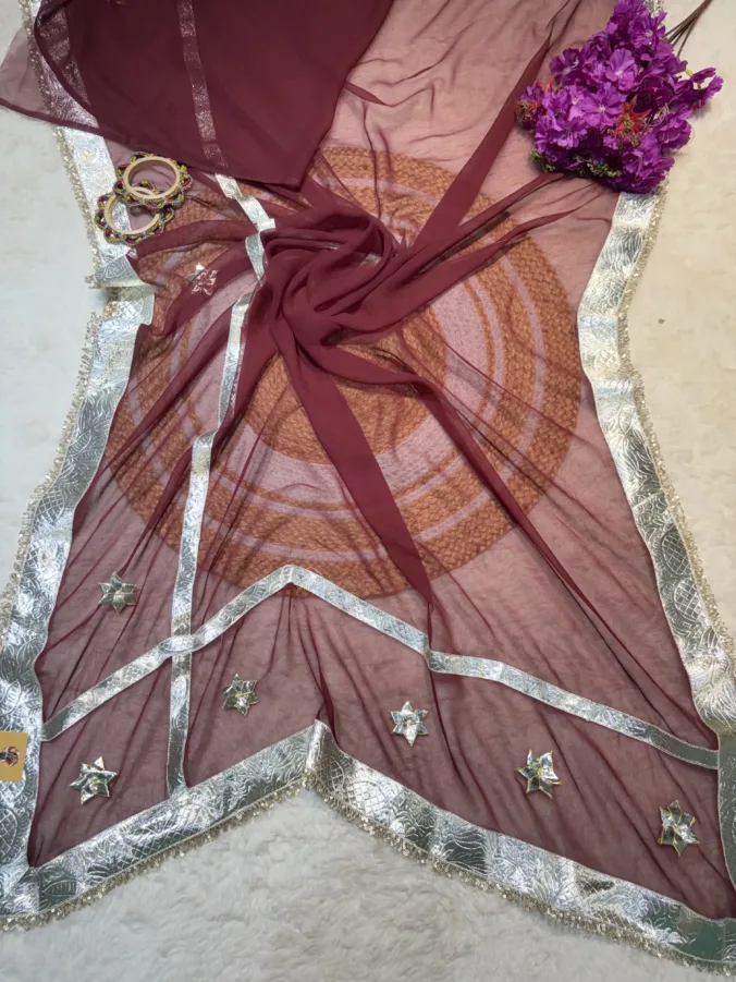 NEELAM TRADERS NEW LAUNCH TRENDING Famous Ankita lokhande Saree MAHROON