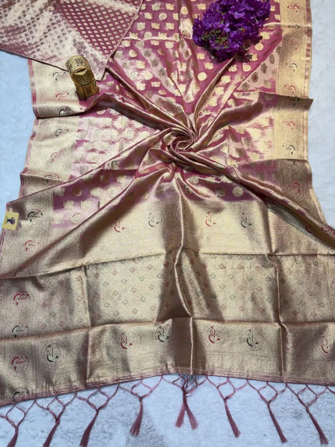 NEELAM TRADERS NEW LAUNCH TRENDING Kanjivaram saree with meena jari all over in soft silk fabric