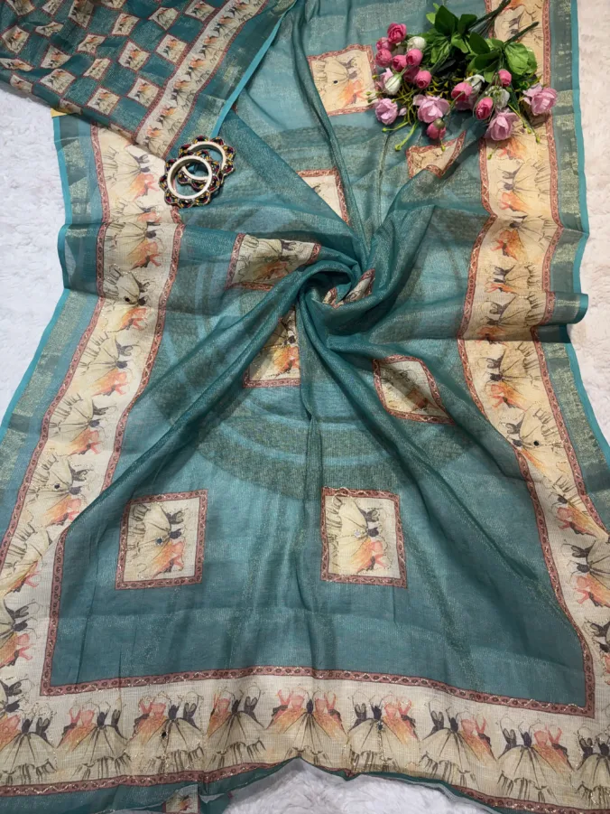 NEELAM TRADERS NEW LAUNCH TRENDING Summer special simmer fabric with thread work and mirror work all over