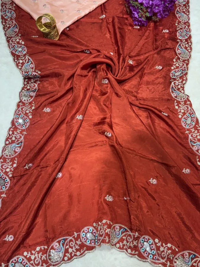 NEELAM TRADERS NEW LAUNCH TRENDING Pithan figure design saree in ho silk fabric