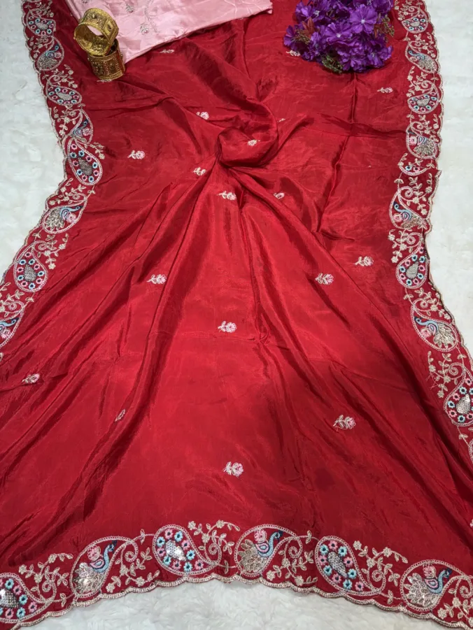 NEELAM TRADERS NEW LAUNCH TRENDING Pithan figure design saree in ho silk fabric