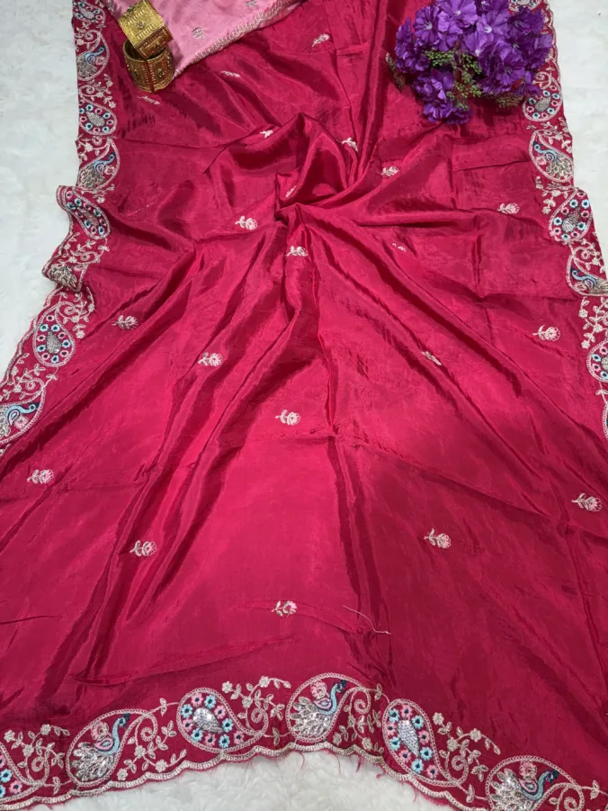 NEELAM TRADERS NEW LAUNCH TRENDING Pithan figure design saree in ho silk fabric