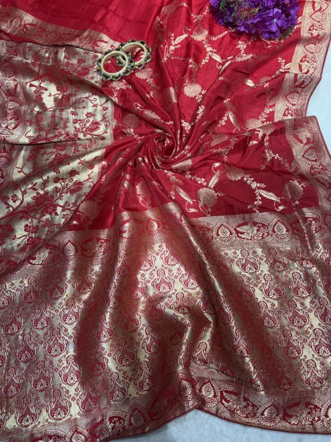 NEELAM TRADERS NEW LAUNCH TRENDING Heavy banarsi zari weaving saree in soft silk fabric best for every occasion