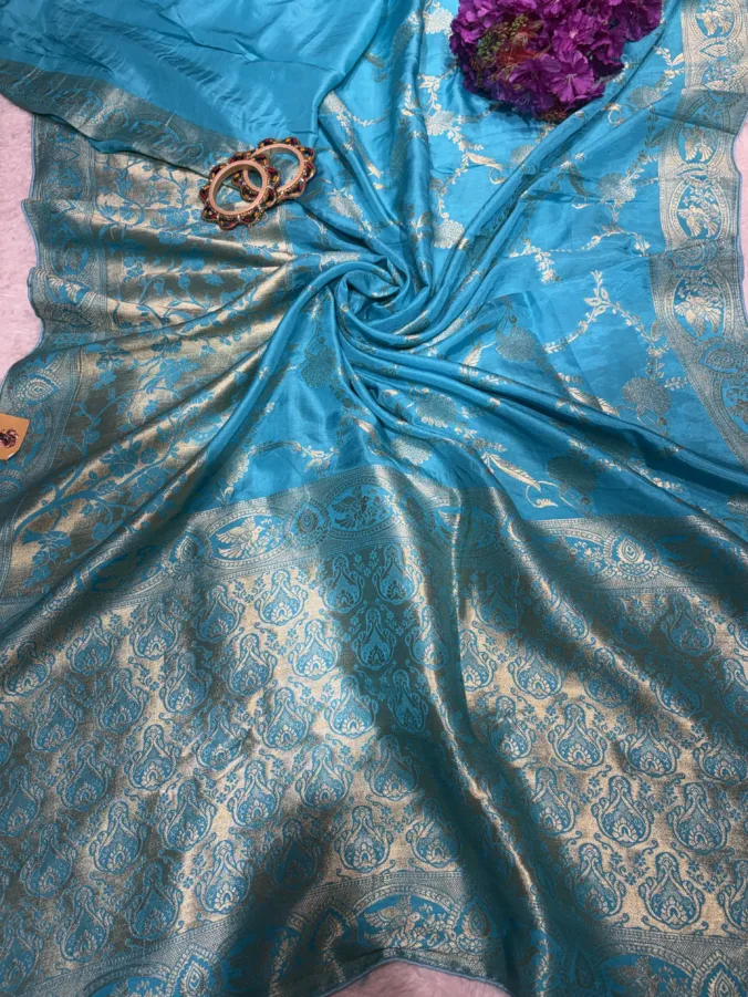 NEELAM TRADERS NEW LAUNCH TRENDING Heavy banarsi zari weaving saree in soft silk fabric best for every occasion