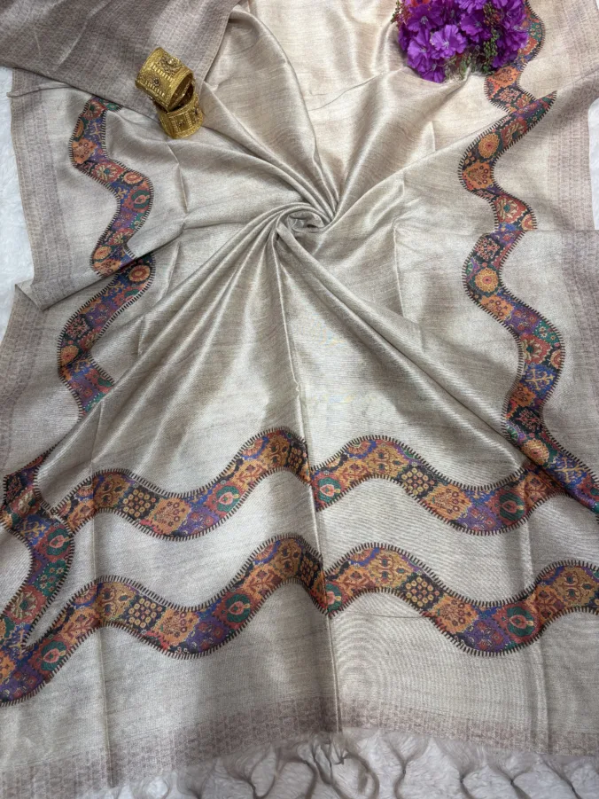 NEELAM TRADERS NEW LAUNCH Khadi silk saree with bandhej work all over in washable fabric