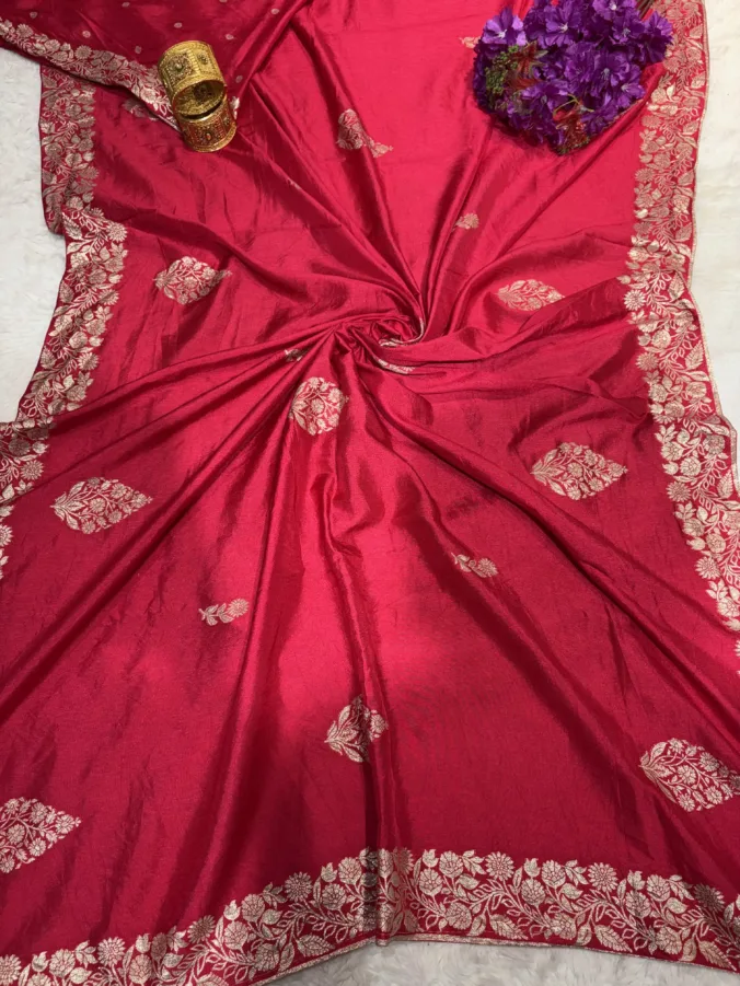 NEELAM TRADERS NEW LAUNCH Budget friendly Zari work saree in H.O SIlk fabric