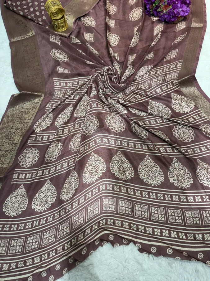 NEELAM TRADERS NEW LAUNCH Budget friendly Digital print saree for regular wear in soft georgette fabric