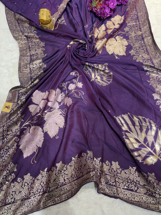 NEELAM TRADERS NEW LAUNCH Zari Work Saree in Viscose Fabric