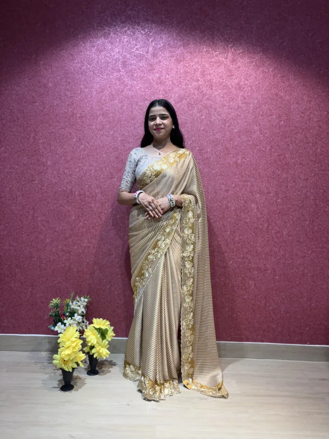 NEELAM TRADERS NEW LAUNCH TRENDING SINJARA SPECIAL PURE LAHERIYA SAREE IN PURE FABRIC