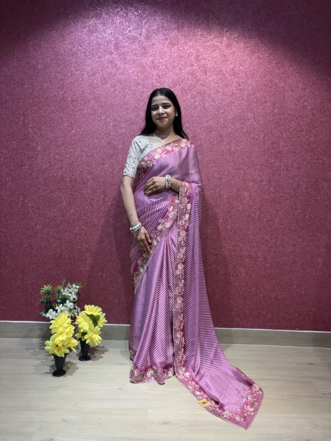 NEELAM TRADERS NEW LAUNCH TRENDING SINJARA SPECIAL PURE LAHERIYA SAREE IN PURE FABRIC