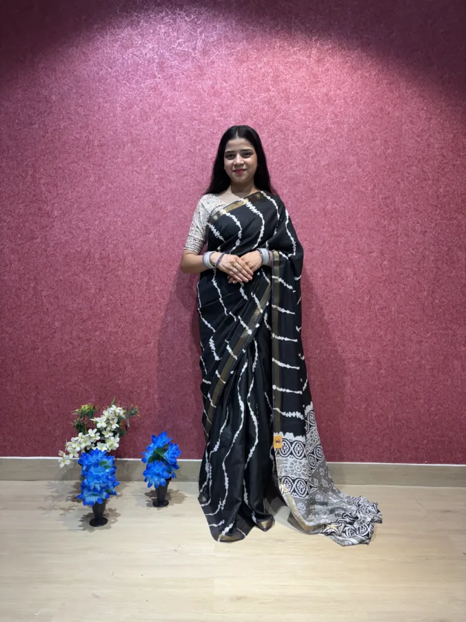 NEELAM TRADERS NEW LAUNCH TRENDING NEW CLASSIC LAHERIYA SAREE IN SOFT SILK FABRIC