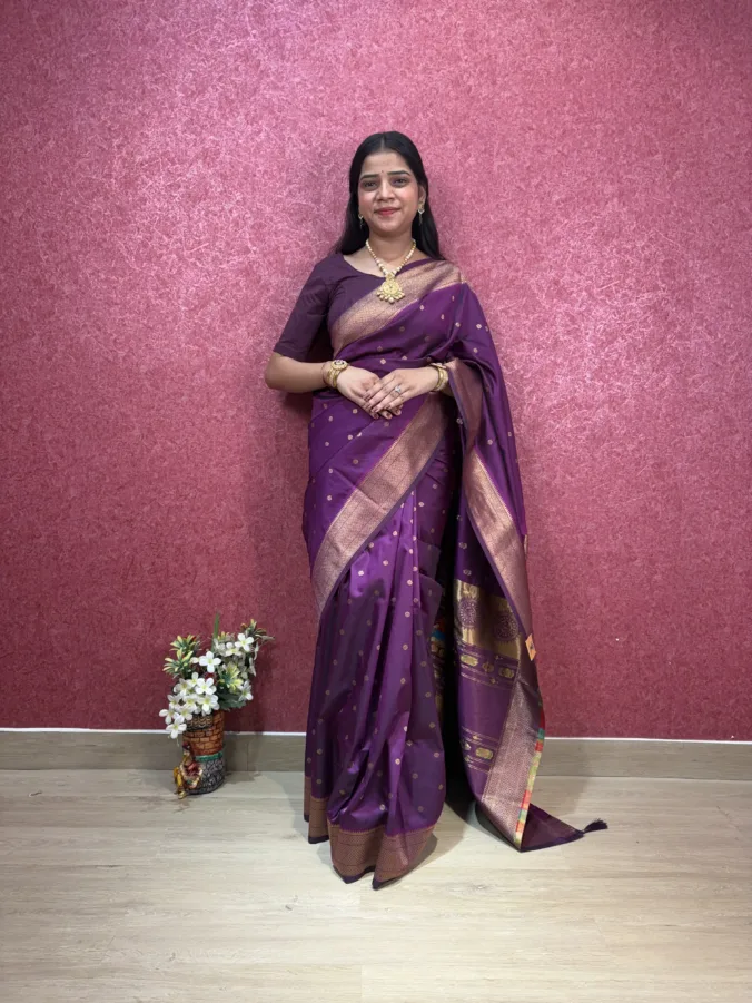 NEELAM TRADERS NEW LAUNCH SOUTH INDIAN KANJVARAM SAREE WITH HEAVY ZARI WEAVING WORK ALL OVER IN SOFT SILK FABRIC