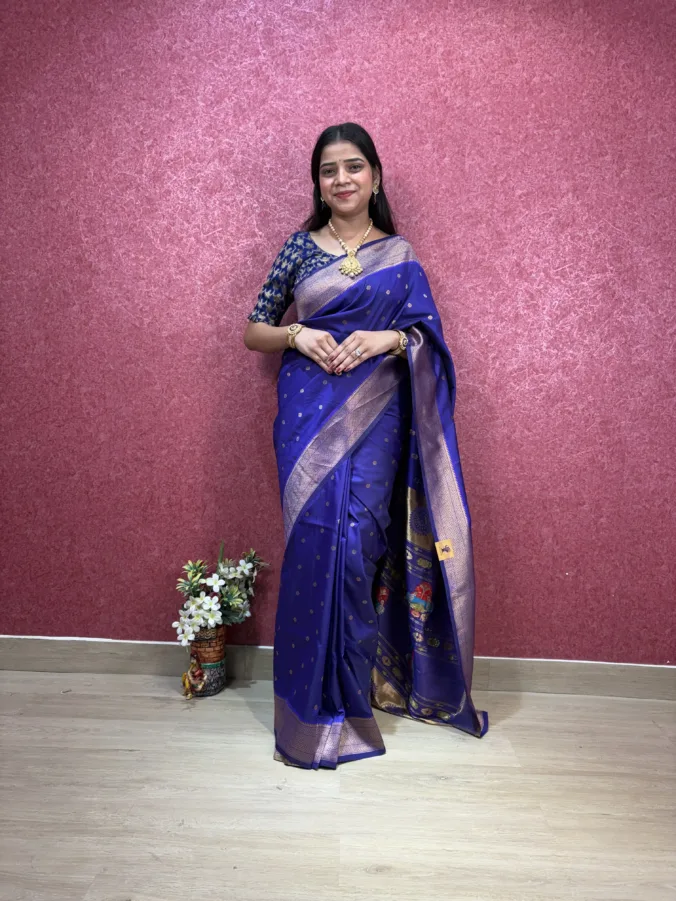NEELAM TRADERS NEW LAUNCH SOUTH INDIAN KANJVARAM SAREE WITH HEAVY ZARI WEAVING WORK ALL OVER IN SOFT SILK FABRIC