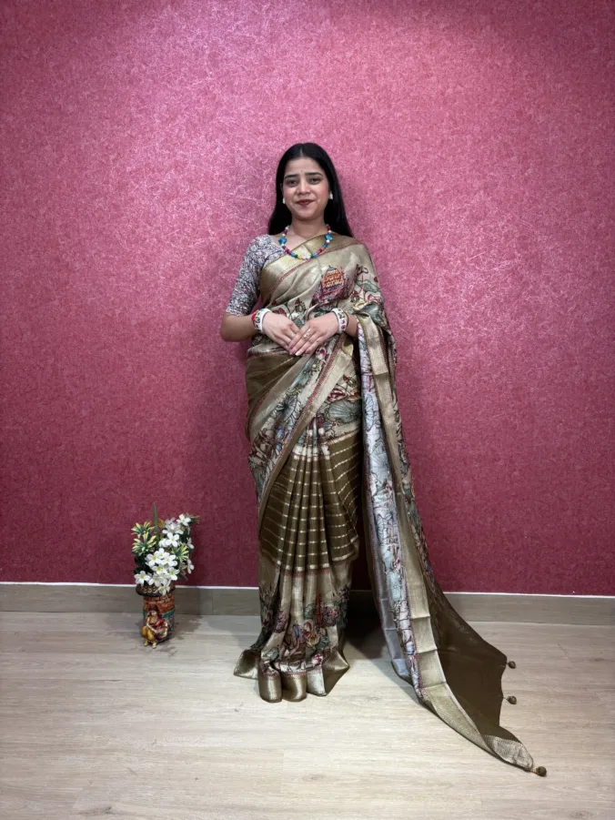 NEELAM TRADERS NEW LAUNCH WEDDING SPECIAL DEISGNER SAREE WITH HEAVY PALLU TASSAL IN PURE FABRIC